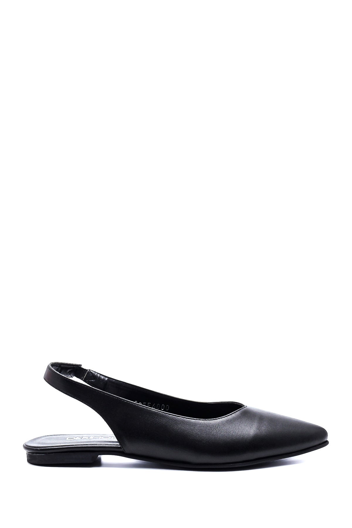 Women's Black Open Back Casual Ballerinas 22SFE400018 | Derimod
