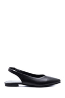 Women's Black Open Back Casual Ballerinas | Derimod