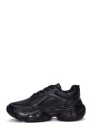 Women's Black Thick Soled Sneaker | Derimod