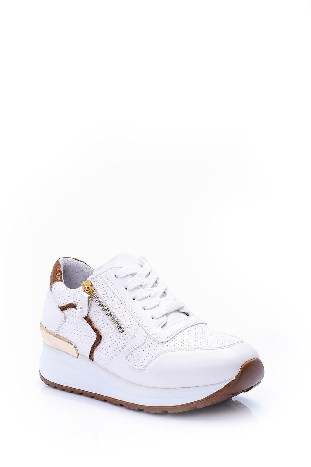 Kadın Fermuar Detaylı Sneaker