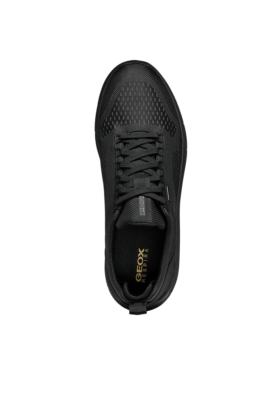 Geox Erkek Siyah Spherica 4x4 Abx B Bağcıklı Waterproof Deri Sneaker