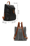 Women's Black Backpack | Derimod