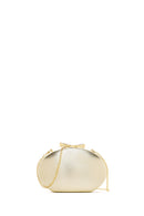 Kadın Altın Uzun Askılı Metalik Mini Portföy Çanta | Derimod