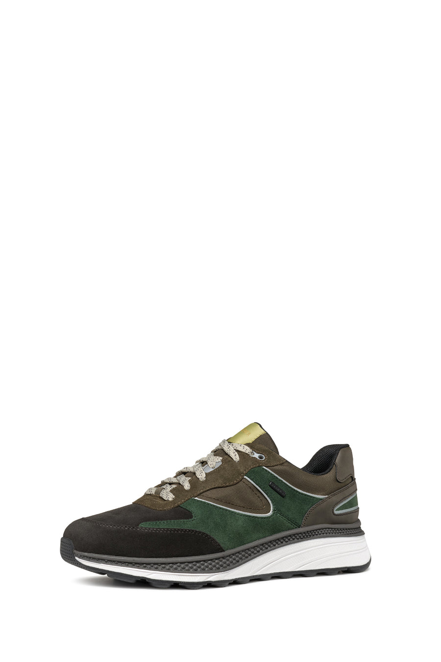 Geox Erkek Kahverengi Spherica Actif X1 Abx Bağcıklı Waterproof Deri Sneaker