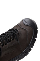 Men's Gray Leather Boots | Derimod