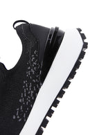 Women's Black Fabric Sneaker | Derimod