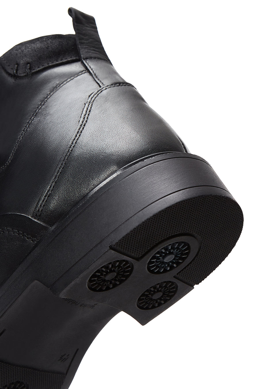 Men's Leather Zippered Casual Boots