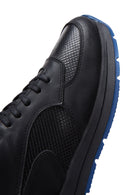 Men's Black Leather Sneaker | Derimod