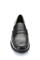 Geox Men's Black New Damon Leather Loafer | Derimod