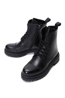 Women's Black Leather Boots | Derimod