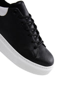 Women's Black Thick Soled Sneaker | Derimod