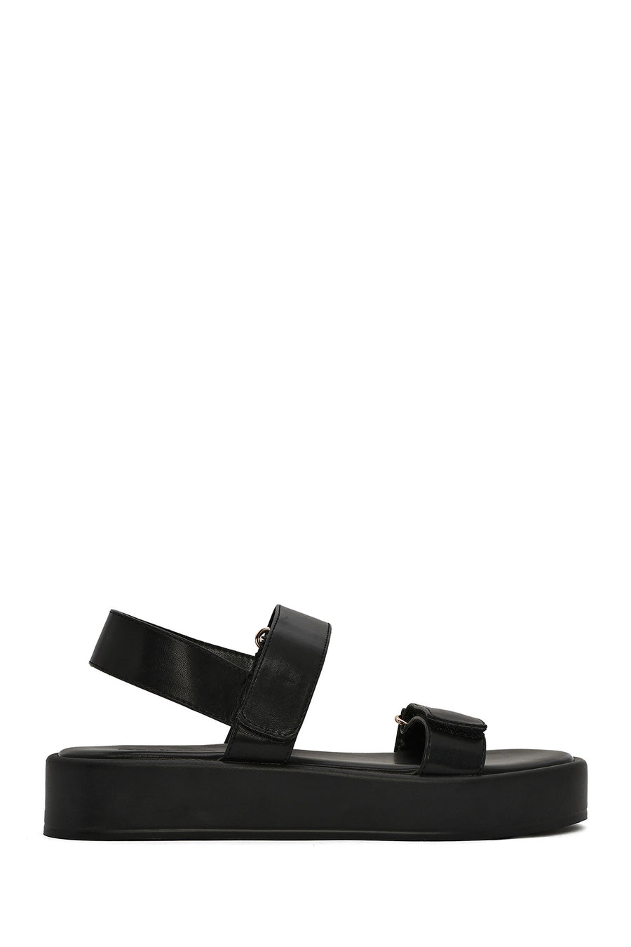 Women's Black Thick Soled Sandals 25SFE481318 | Derimod