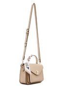 Women's Beige Long Strap Classic Handbag | Derimod