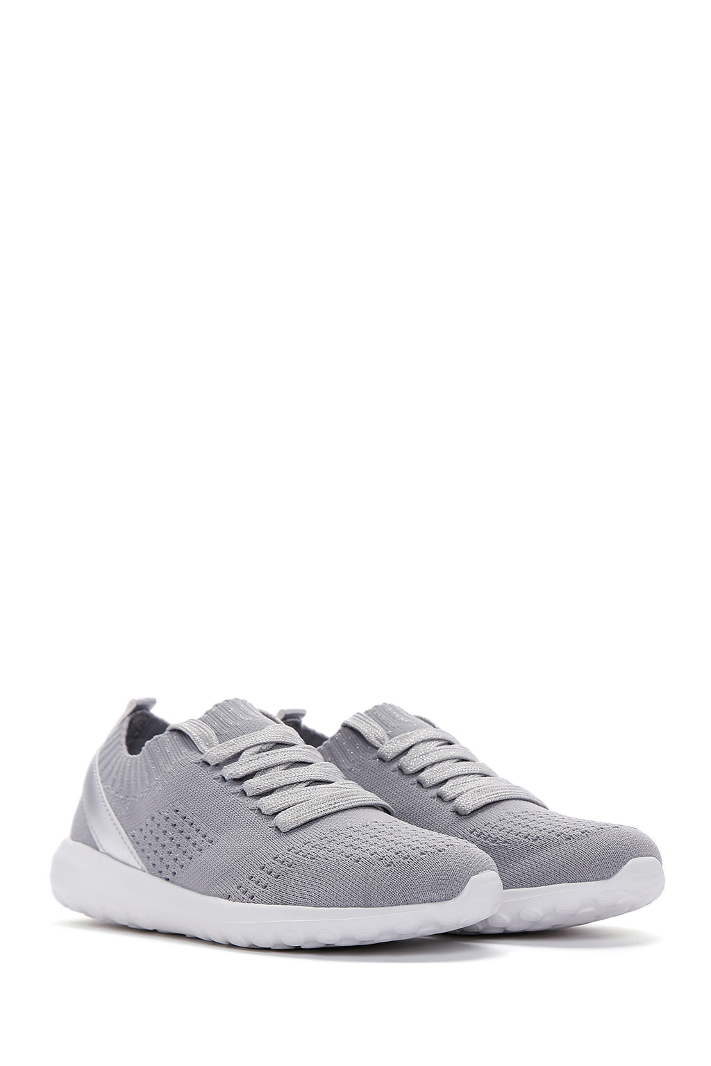 Kadın Gri Kumaş Sneaker