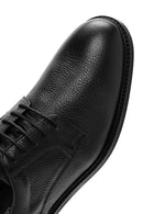 Men's Black Laced Leather Classic Shoes | Derimod