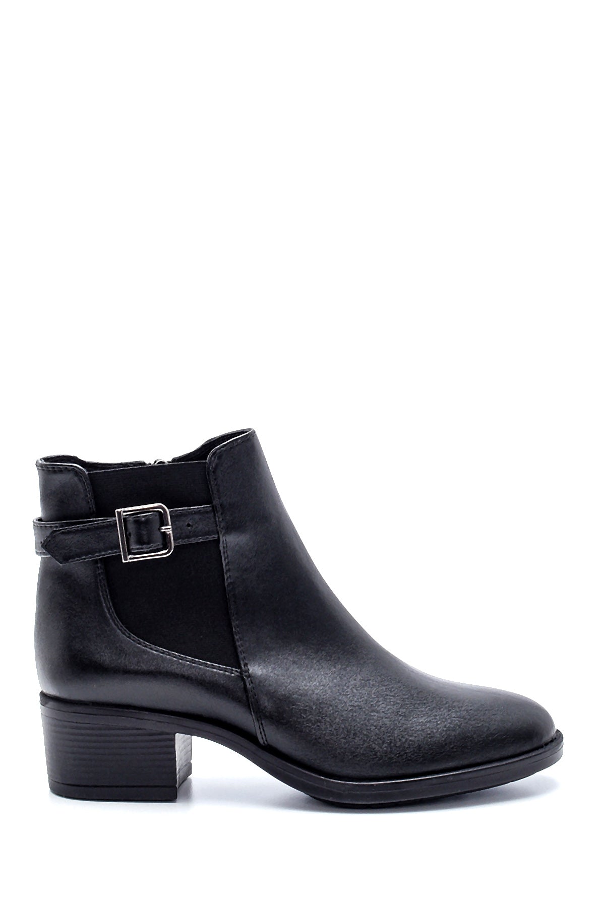 Women's Buckle Detailed Heeled Boots 20WFE150918 | Derimod