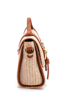 Women's Straw Detailed Crossbody Bag | Derimod