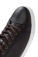 Men's Brown Lace-Up Leather Sneaker | Derimod