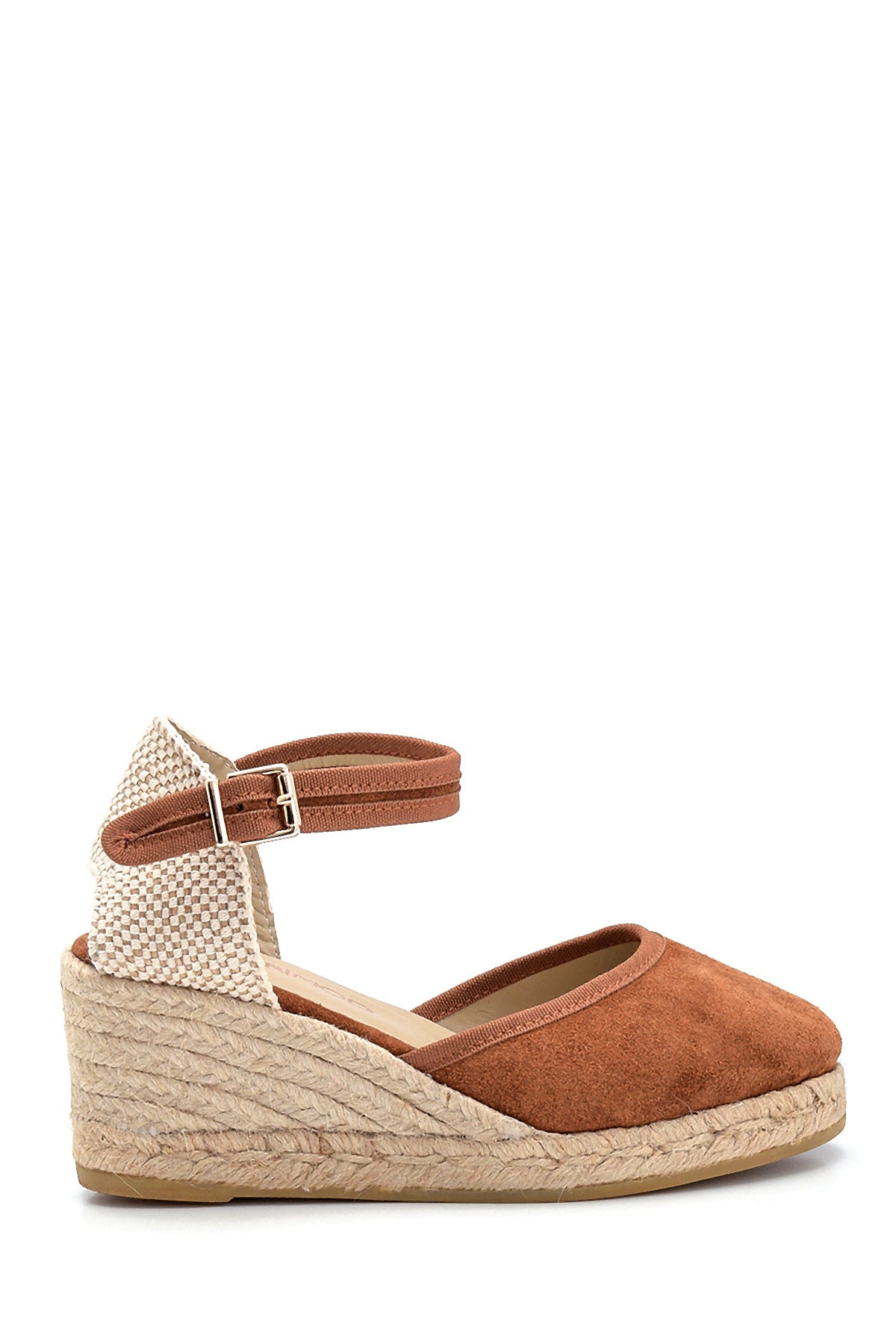 Women's Wedge Heels Suede Espadrilles 21SFD150610 | Derimod