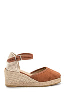 Women's Wedge Heels Suede Espadrilles | Derimod