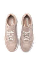 Erkek Vizon Süet Deri Sneaker | Derimod