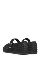 Women's Black Buckle Espadrilles | Derimod