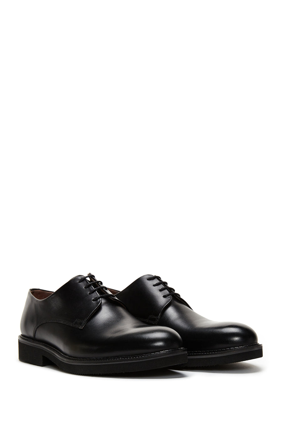Men's Black Leather Casual Shoes