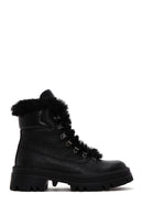 Women's Black Leather Boots | Derimod