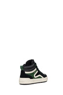 Geox Boy Green Weemble Lace-Up Zipper Detailed Ankle Sneaker | Derimod