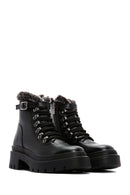 Women's Black Buckle Boots | Derimod