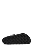 Birkenstock Women's Black Flip Flops Gizeh Eva Slippers | Derimod