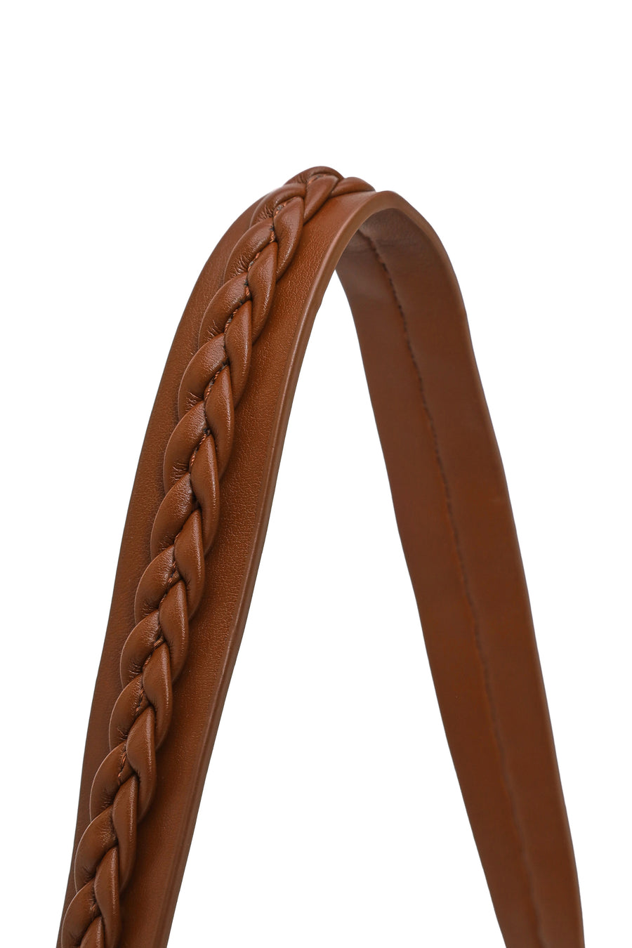 Woman Brown Long-Strap Shoulder Bag