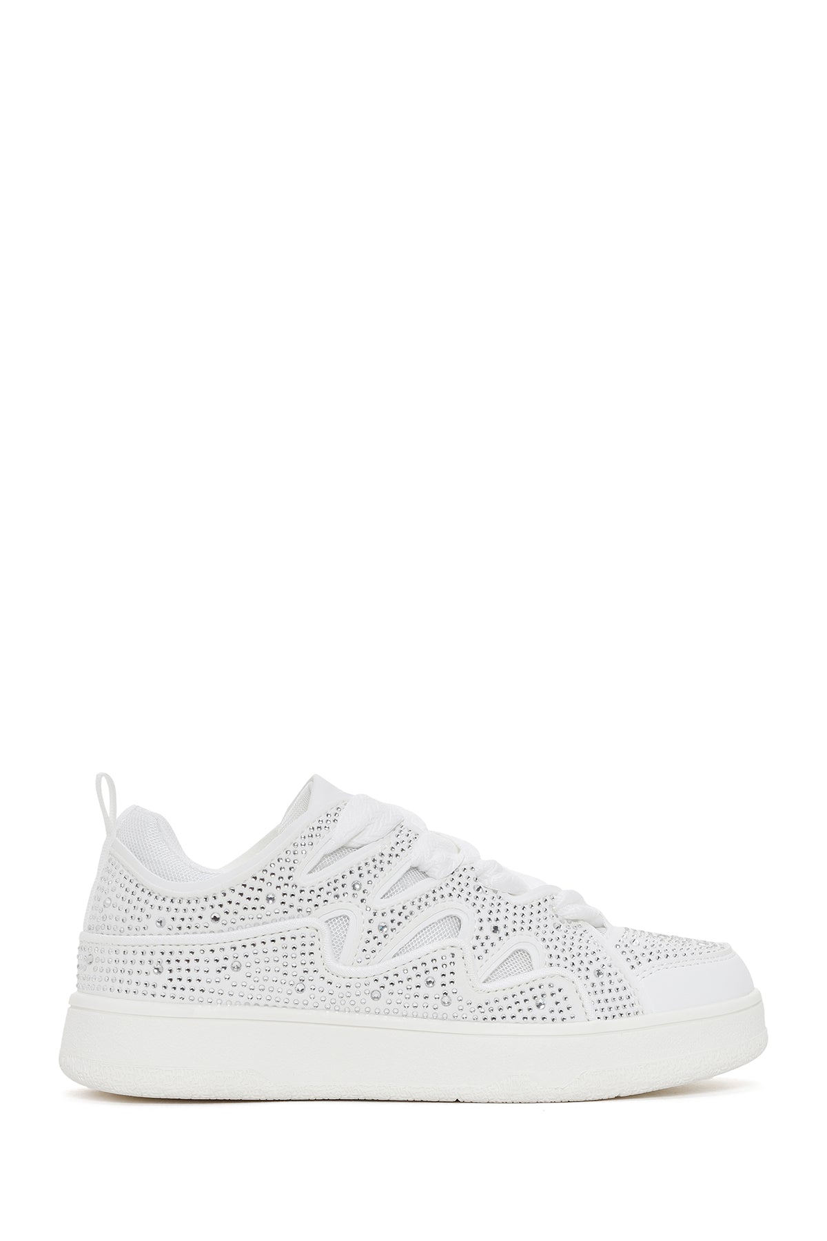 Women's White Stone Sneaker 24SFD431614 | Derimod