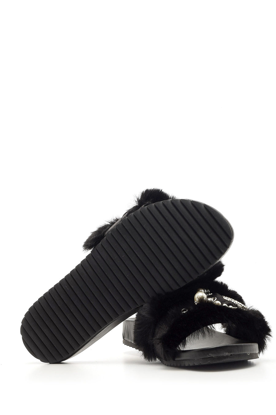 Women's Furry Pearl Slippers