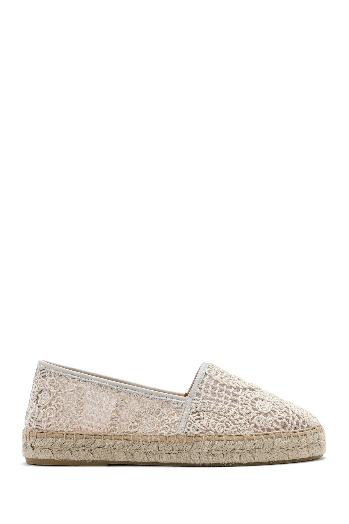Women's Beige Fabric Espadrilles 25SFD45726F | Derimod