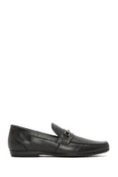 Men's Black Leather Classic Loafer | Derimod