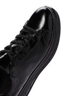 Men's Black Patent Leather Sneaker | Derimod