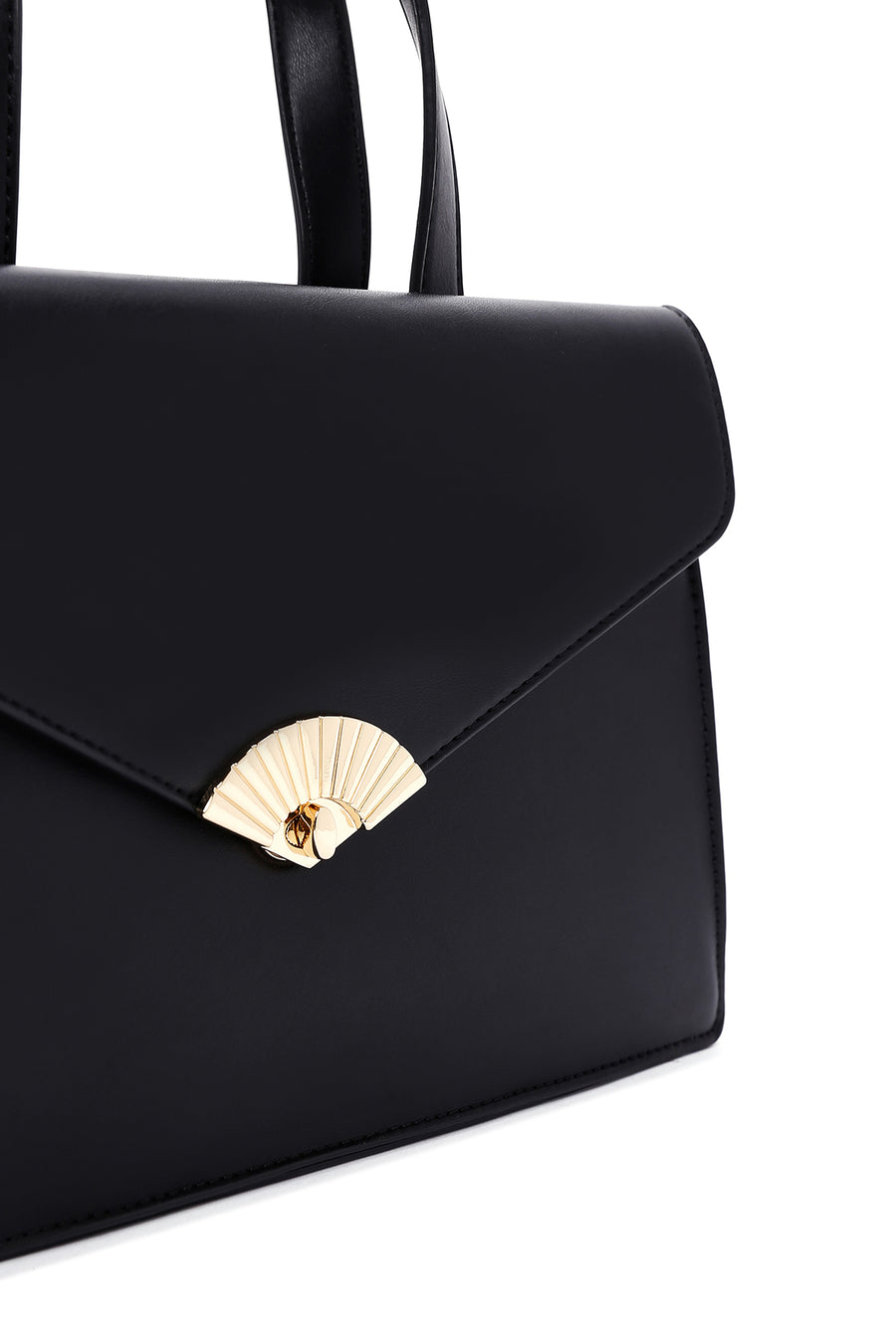 Women's Black Long Strap Shoulder Bag