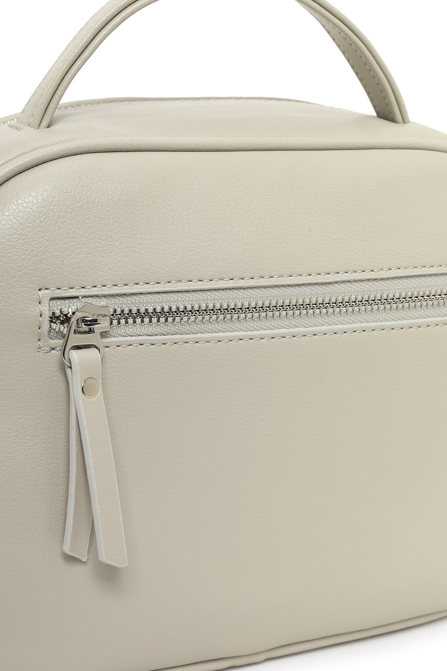Women's Light Grey Long Strap Shoulder Bag