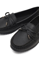 Kadın Siyah Tokalı Loafer | Derimod