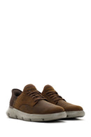 Skechers Men's Brown Garza Gervin Leather Sneaker | Derimod