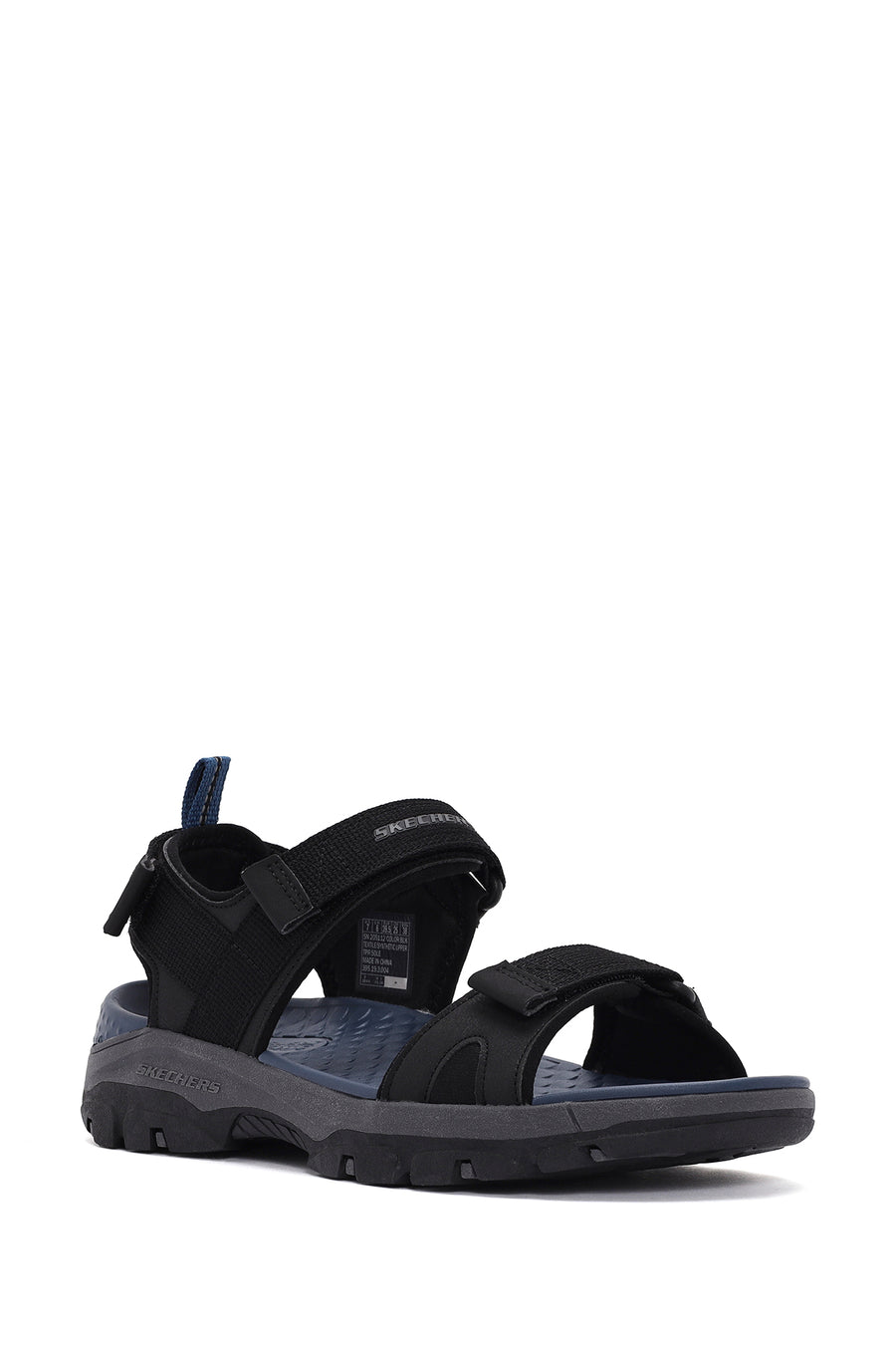 Skechers Men's Black Tresmen - Ryer Fabric Sandals
