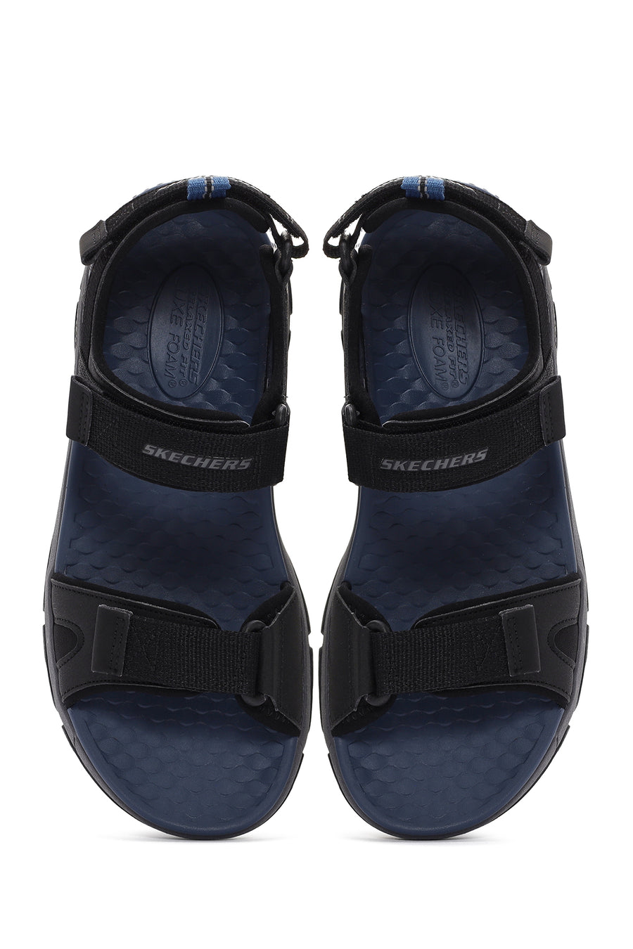 Skechers Men's Black Tresmen - Ryer Fabric Sandals