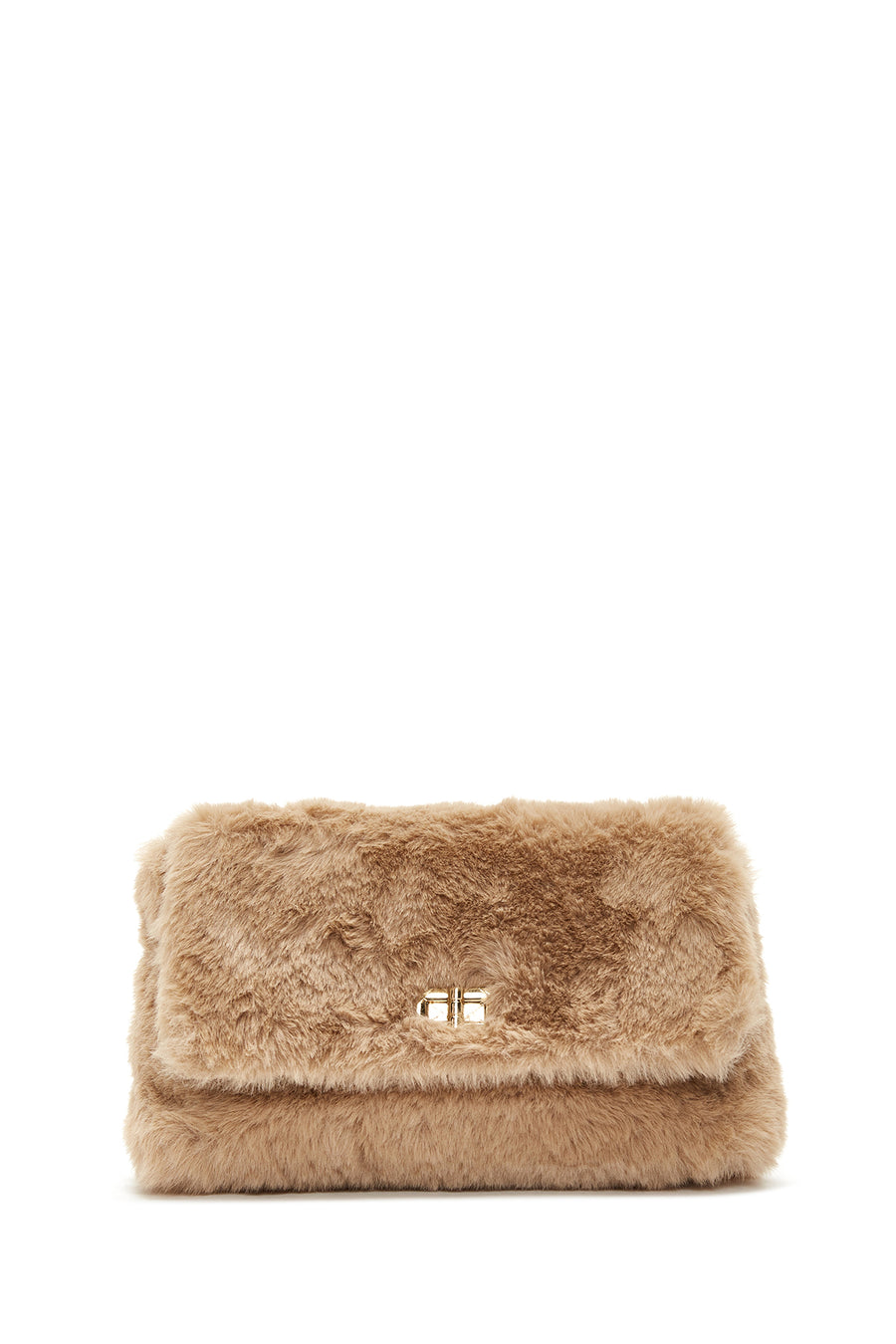 Kadın Camel Peluş Çapraz Çanta
