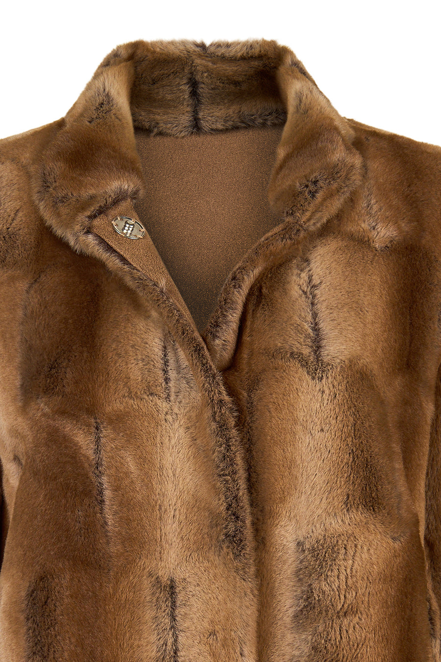Altabadia Kadın Camel Oversize Teddy Mont