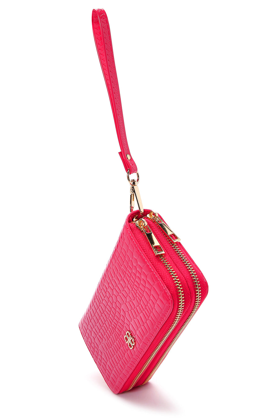 Women's Pink Crocodile Wallet