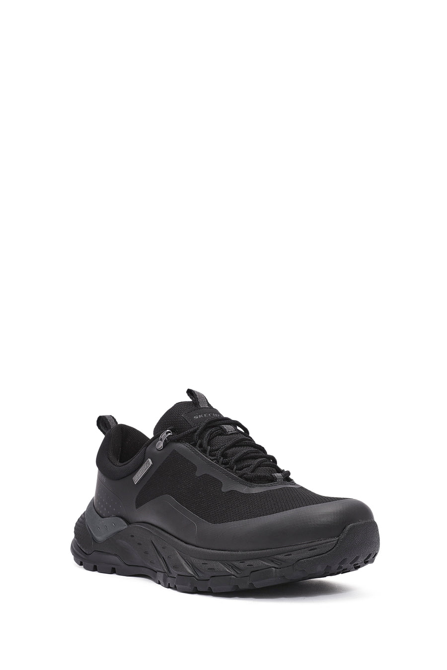 Skechers Erkek Siyah Bağcıklı Kalın Tabanlı Sneaker