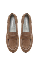 Women's Mink Suede Leather Loafer | Derimod