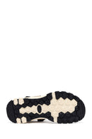 Male Beige Fabric Sandal | Derimod