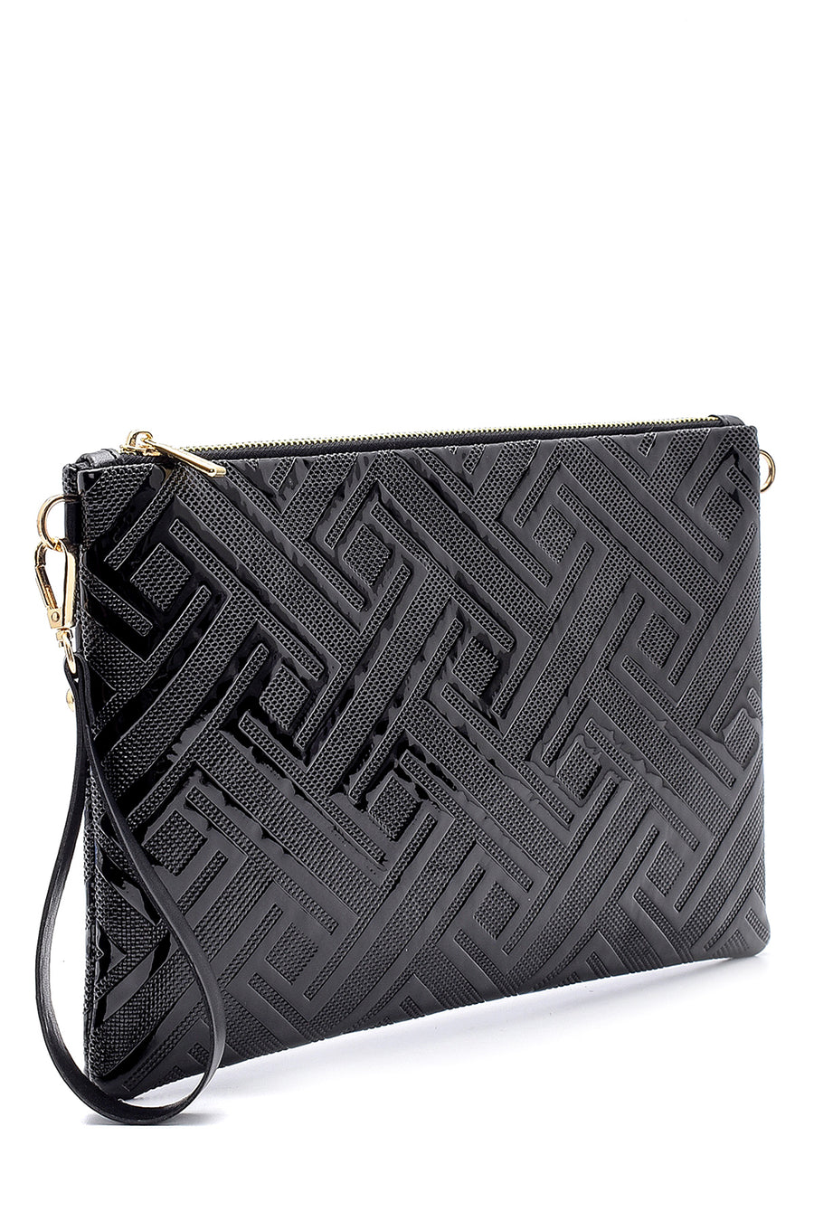 Women's Black Clutch Bag